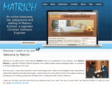 Tablet Screenshot of matrich.net